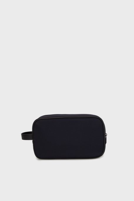 Emporio Armani Logolu Tek Saplı Erkek Çanta EM000090 AF13841 UB118 LACİVERT - Emporio Armani (1)