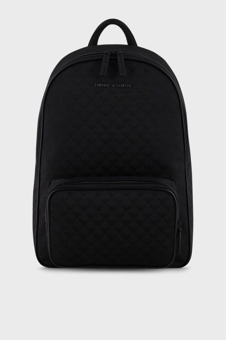 Emporio Armani Marka Logolu Erkek Sırt Çantası Y4O315 Y022V 81336 SİYAH - Emporio Armani