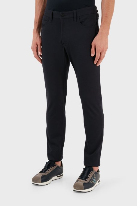 Emporio Armani Normal Bel Slim Fit Cepli Erkek Pantolon H41PJ5 E1613 922 LACİVERT - Emporio Armani (1)