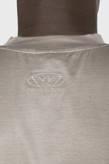 Emporio Armani Oversize Fit Bisiklet Yaka Erkek T Shirt 3D1TG2 1JUVZ 0650 BEJ - Emporio Armani (1)