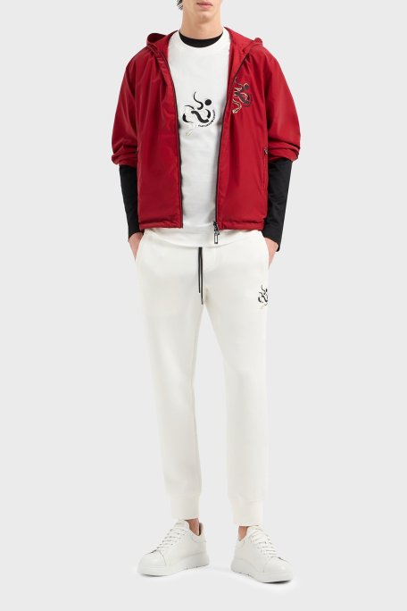 Emporio Armani Pamuk Karışımlı Regular Fit Bisiklet Yaka Erkek T Shirt EM001702 AF10017 U0003 BEYAZ - Emporio Armani (1)