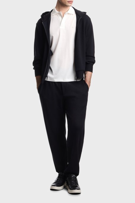 Emporio Armani Pamuk Karışımlı Regular Fit Düğmeli Erkek Polo EM005492 AF24839 U0003 BEYAZ - Emporio Armani (1)