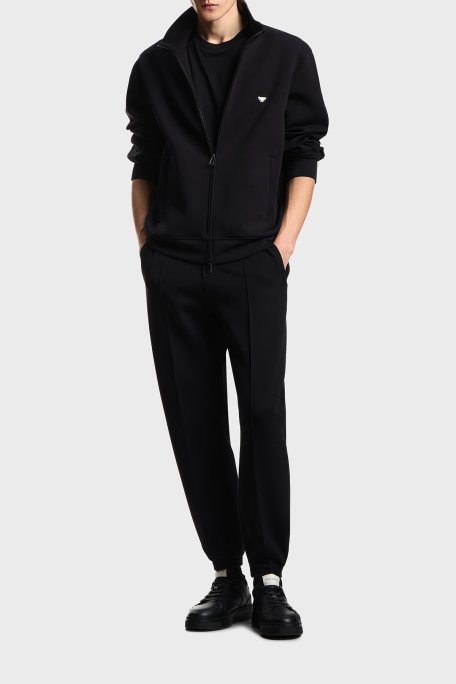 Emporio Armani Pamuk Karışımlı Regular Fit Logolu Erkek T Shirt EM004592 AF13747 UC001 SİYAH - Emporio Armani (1)