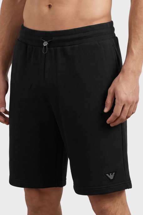 Emporio Armani Pamuk ve Modal Karışımlı Normal Bel Erkek Short EM000495 AF19060 UC001 SİYAH - Emporio Armani