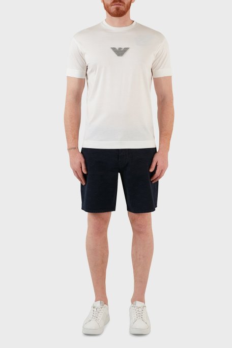 Emporio Armani Pamuklu Cepli Erkek Bermuda 3L1PS1 1DJSZ 0941 MAVİ - Emporio Armani (1)