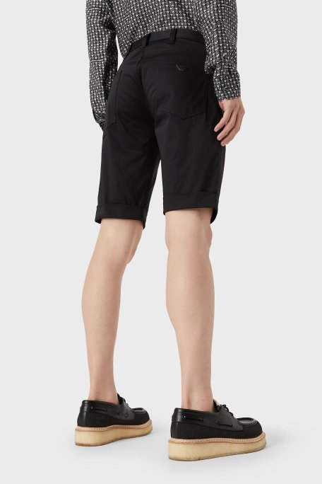 Emporio Armani Pamuklu Cepli Regular Fit Erkek Short 8N1PA6 1NJ7Z 0999 SİYAH - Emporio Armani (1)