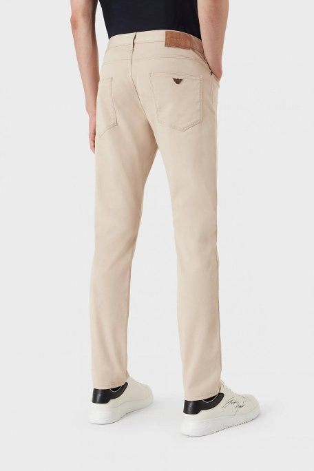 Emporio Armani Pamuklu Cepli Slim Fit Jeans Erkek Kot Pantolon 8N1J06 1GN0Z 0142 AÇIK BEJ - Emporio Armani (1)