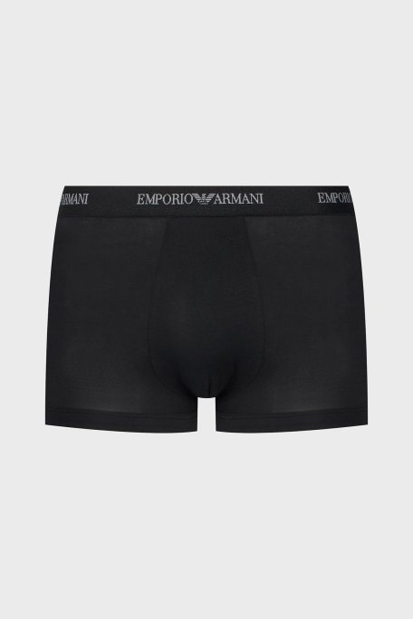 Emporio Armani Pamuklu Logolu 3 Pack Erkek Boxer EM000259 AF14132 MB139 LACİVERT - Emporio Armani (1)