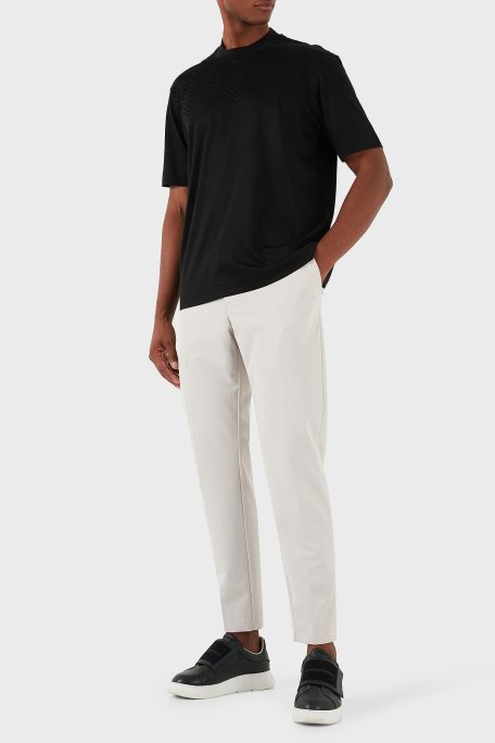 Emporio Armani Pamuklu Logolu Regular Fit Bisiklet Yaka Erkek T Shirt 6D1T91 1JOSZ 0999 SİYAH - Emporio Armani (1)