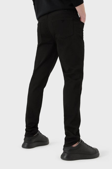 Emporio Armani Pamuklu Normal Bel Slim Fit Jeans Erkek Kot Pantolon 8N1J11 1DHDZ 0005 SİYAH - Emporio Armani (1)