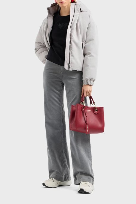 Emporio Armani Pamuklu Regular Fit Bayan Sweat 6D2M8G 2J49Z 0999 SİYAH - Emporio Armani (1)