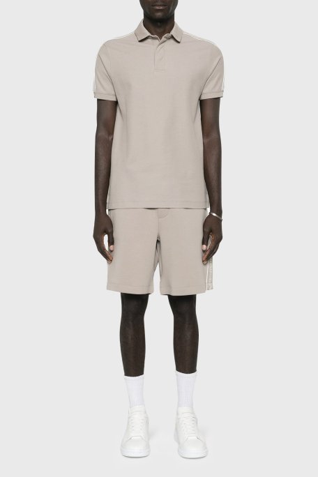 Emporio Armani Pamuklu Regular Fit Cepli Erkek Short 3D1P69 1JHSZ 0650 BEJ - Emporio Armani