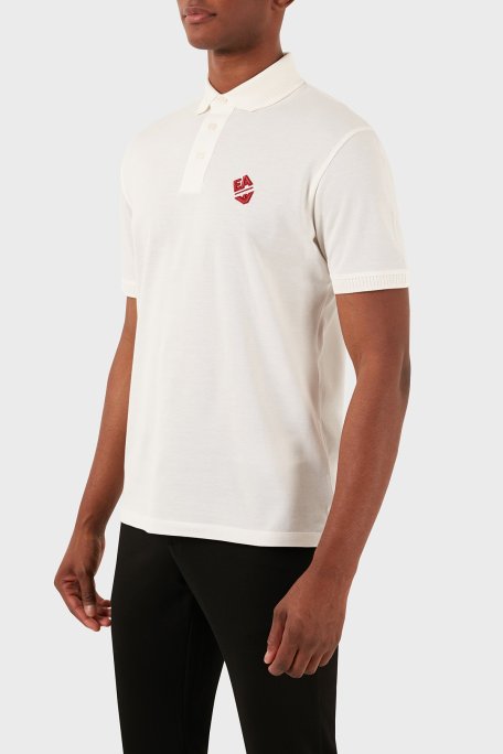 Emporio Armani Pamuklu Regular Fit Erkek Polo Yaka T Shirt 3D1FE6 1JTKZ 0101 BEYAZ - Emporio Armani (1)