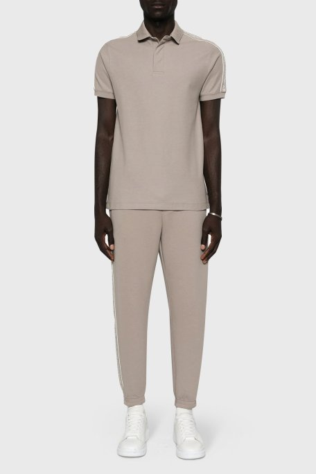 Emporio Armani Pamuklu Regular Fit Jogger Spor Erkek Pantolon 3D1P68 1JHSZ 0650 BEJ - Emporio Armani