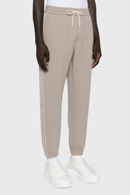 Emporio Armani Pamuklu Regular Fit Jogger Spor Erkek Pantolon 3D1P68 1JHSZ 0650 BEJ - Emporio Armani (1)