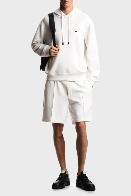 Emporio Armani Pamuklu Regular Fit Logolu Normal Bel Erkek Short EM004544 AF10013 U0003 BEYAZ - Emporio Armani (1)