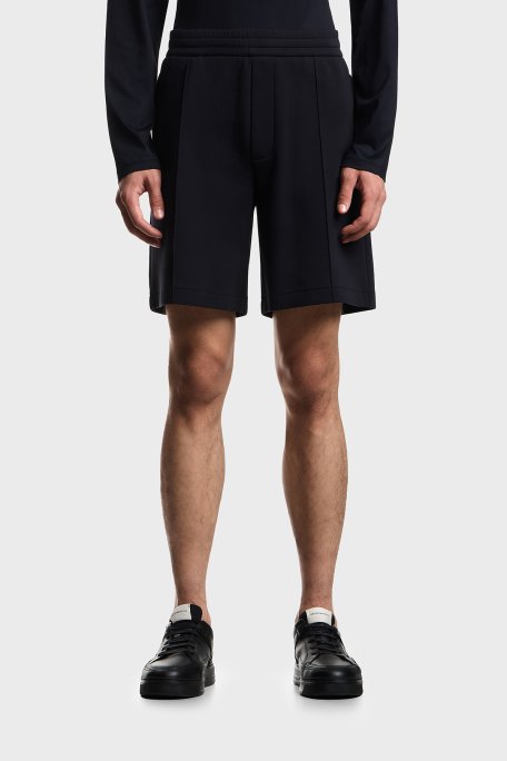 Emporio Armani Pamuklu Regular Fit Logolu Normal Bel Erkek Short EM004544 AF10013 UB118 LACİVERT - Emporio Armani