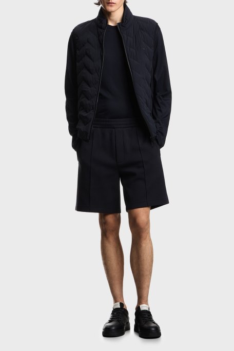 Emporio Armani Pamuklu Regular Fit Logolu Normal Bel Erkek Short EM004544 AF10013 UB118 LACİVERT - Emporio Armani (1)