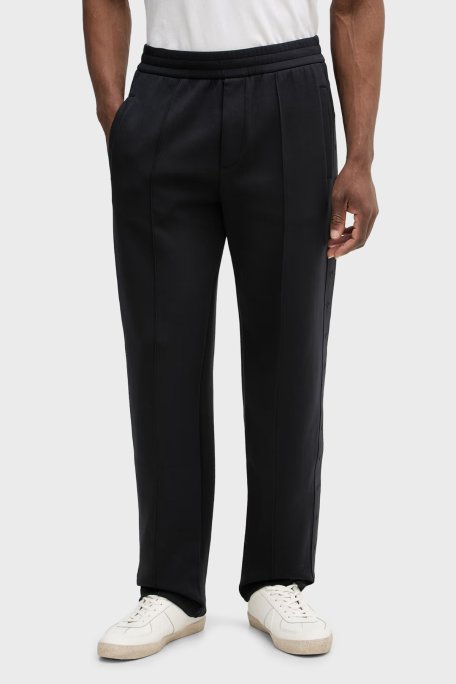 Emporio Armani Pamuklu Regular Fit Normal Bel Düz Paça Erkek Pantolon EM005223 AF10013 UC001 SİYAH - Emporio Armani