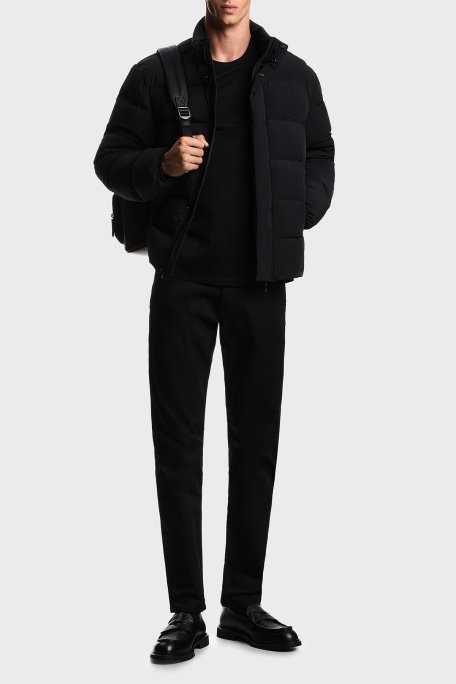 Emporio Armani Pamuklu Slim Fit Düşük Bel Jeans Erkek Kot Pantolon EM000121 AF22611 UC001 SİYAH - Emporio Armani (1)