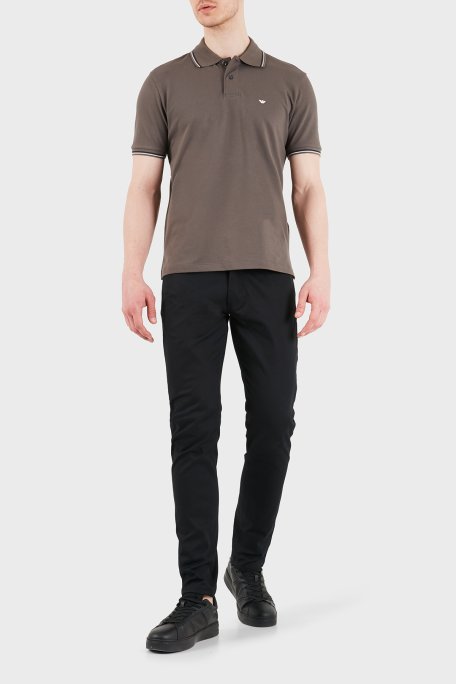 Emporio Armani Pamuklu Slim Fit Düşük Bel Jeans Erkek Kot Pantolon EM000121 AF23021 UC001 SİYAH - Emporio Armani (1)