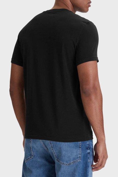 Emporio Armani Pamuklu Slim Fit Logolu Bisiklet Yaka Erkek T Shirt EM000391 AF18881 MC005 SİYAH - Emporio Armani (1)