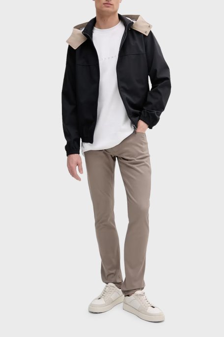 Emporio Armani Pamuklu Slim Fit Normal Bel Dar Paça Jeans Erkek Kot Pantolon EM000121 AF14122 U6107 VİZON - Emporio Armani (1)