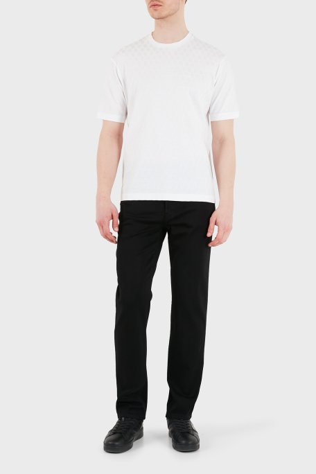 Emporio Armani Pamuklu Straight Fit Düz Paça Jeans Erkek Kot Pantolon EM000763 AF15954 MC002 SİYAH - Emporio Armani (1)