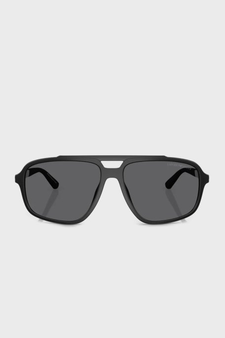 Emporio Armani Polikarbon Güneş Erkek Gözlük 0EA4236U 5001T3 59 Mat Siyah-Gri Polarize - Emporio Armani