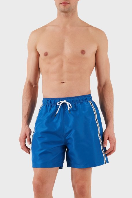 Emporio Armani Regular Fit Belden Bağlamalı Logolu Erkek Mayo Short EM001382 AF12333 UB057 SAKS - Emporio Armani