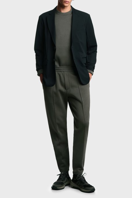 Emporio Armani Regular Fit Bisiklet Yaka Cepli Erkek Sweat EM003052 AF17545 U8143 HAKİ - Emporio Armani (1)