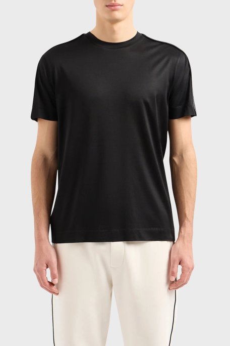 Emporio Armani Regular Fit Bisiklet Yaka Erkek T Shirt 3D1TD3 1JUVZ 0999 SİYAH - Emporio Armani