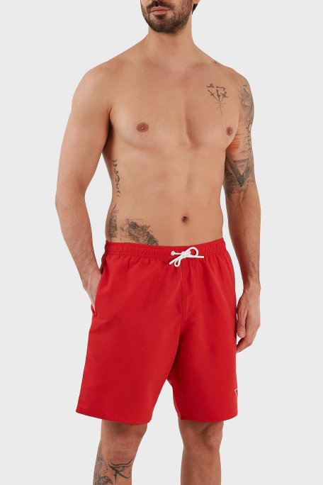 Emporio Armani Regular Fit Cepli Erkek Mayo Short 211753 3R427 00173 KIRMIZI - Emporio Armani