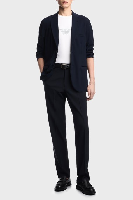 Emporio Armani Regular Fit Düğmneli Erkek Ceket EM004530 AF22865 UB118 LACİVERT - Emporio Armani (1)