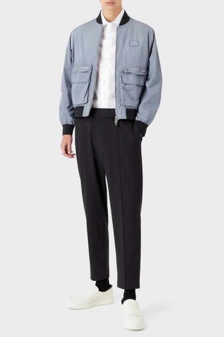 Emporio Armani Regular Fit Kısa Kol Pamuklu Erkek Gömlek 8N1CG0 1JUVZ 0100 BEYAZ - Emporio Armani (1)