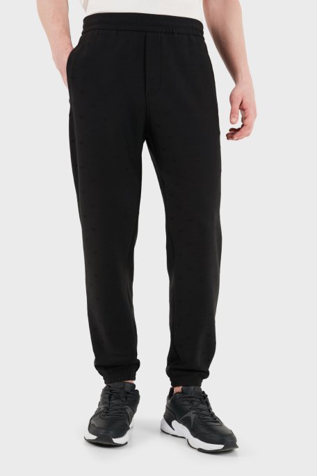 Emporio Armani Regular Fit Lastikli Bel Lastikli Paça Jogger Erkek Pantolon EM004872 AF13700 FC322 SİYAH - Emporio Armani