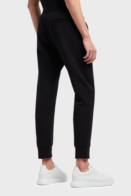 Emporio Armani Regular Fit Lastikli Bel Ribanalı Paça Jogger Erkek Pantolon EM001701 AF10013 UC001 SİYAH - Emporio Armani (1)