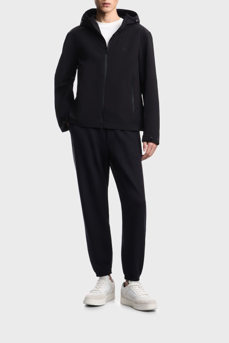 Emporio Armani Regular Fit Logolu Kapüşon Yaka Erkek Mont EM004950 AF23538 UC001 SİYAH - Emporio Armani (1)