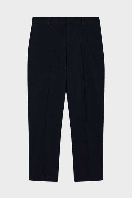 Emporio Armani Regular Fit Normal Bel Daralan Paça Erkek Pantolon EM001505 AF21368 UB118 LACİVERT - Emporio Armani