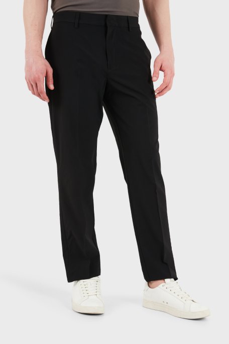 Emporio Armani Regular Fit Normal Bel Daralan Paça Erkek Pantolon EM001505 AF21368 UC001 SİYAH - Emporio Armani