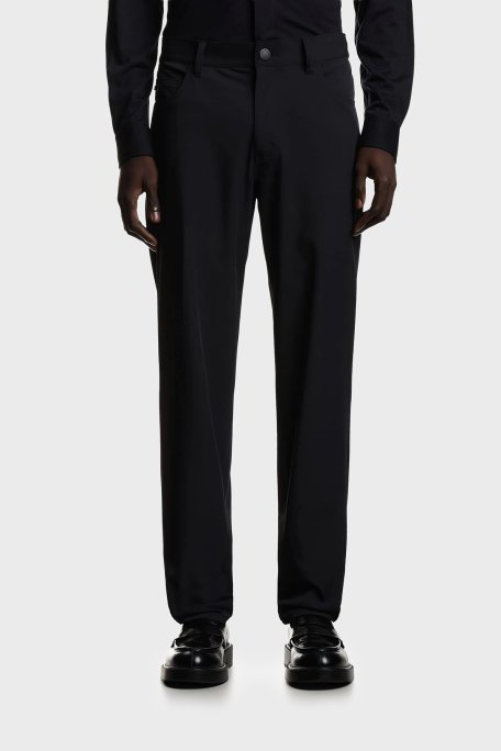 Emporio Armani Regular Fit Normal Bel Düz Paça Erkek Kot Pantolon EM001010 AF18502 UB118 LACİVERT - Emporio Armani