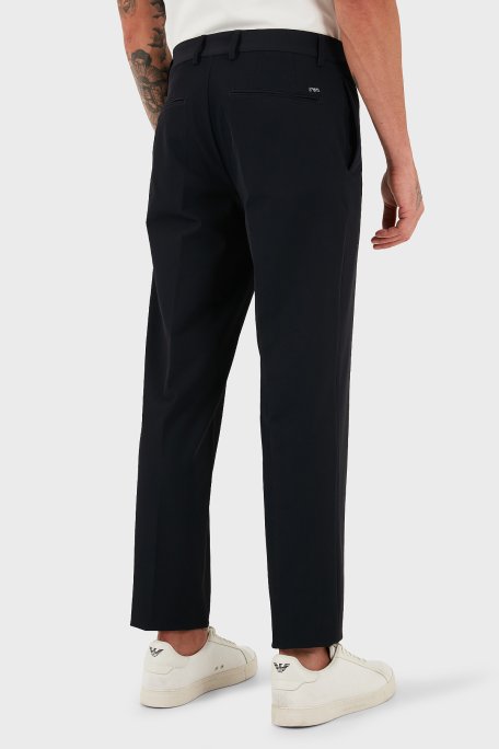 Emporio Armani Regular Fit Normal Bel Düz Paça Klasik Erkek Pantolon EM001505 AF18502 UB118 LACİVERT - Emporio Armani (1)