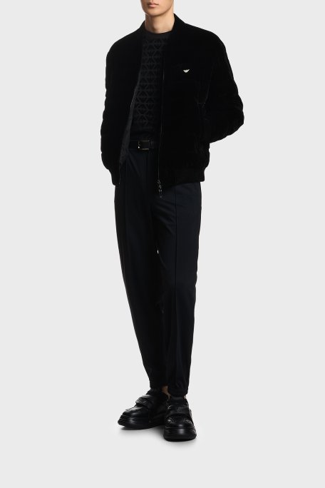 Emporio Armani Regular Fit Normal Bel Lastikli Paça Jogger Erkek Pantolon EM004906 AF23435 UB118 LACİVERT - Emporio Armani (1)