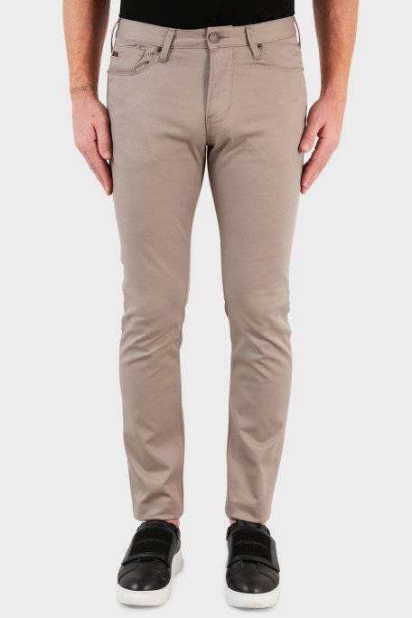 Emporio Armani Slim Fit Cepli Pamuklu J06 Jeans Erkek Kot Pantolon 8N1J06 1NJ9Z 0144 TOPRAK - Emporio Armani (1)