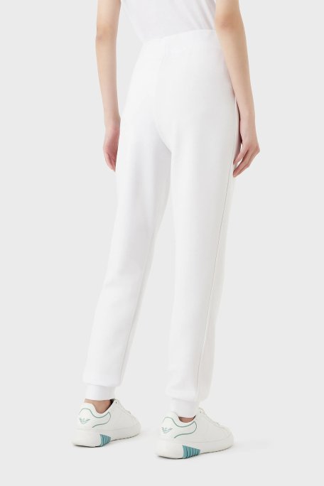 Emporio Armani Slim Fit Esnek Rahat Jogger Spor Kadın Pantolon 3R2P7A 2JVKZ 0100 BEYAZ - Emporio Armani (1)