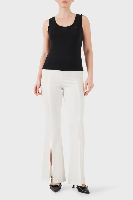 Emporio Armani Slim Fit Yuvarlak Yaka Kadın Top EW000407 AF19024 UC001 SİYAH - Emporio Armani (1)