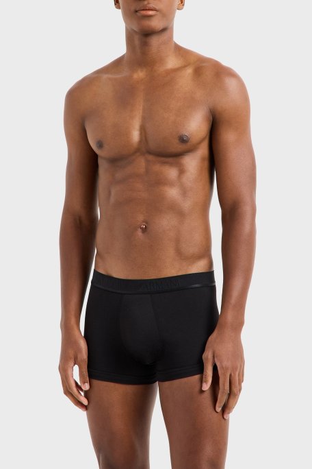 Emporio Armani Streç Pamuklu 3 Pack Erkek Boxer EM000259 AF10780 MC061 SİYAH - Emporio Armani (1)