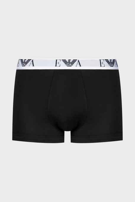 Emporio Armani Streç Pamuklu 3 Pack Erkek Boxer EM000259 AF14131 M0042 Siyah-Beyaz-Lacivert - Emporio Armani (1)