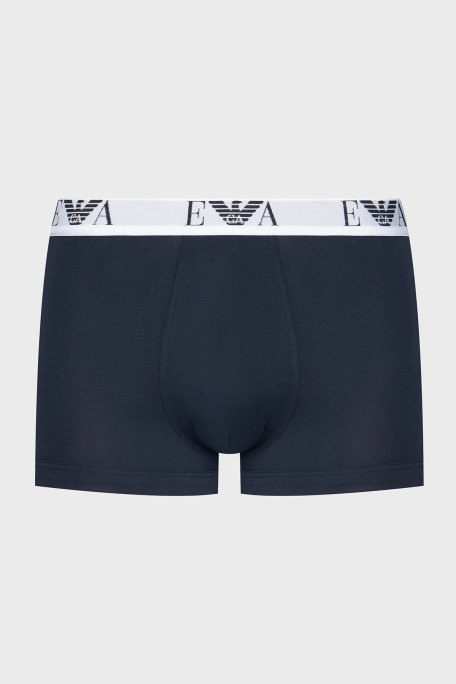 Emporio Armani Streç Pamuklu 3 Pack Erkek Boxer EM000259 AF14131 MB139 LACİVERT - Emporio Armani (1)
