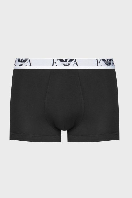 Emporio Armani Streç Pamuklu 3 Pack Erkek Boxer EM000259 AF14131 MC061 SİYAH - Emporio Armani (1)